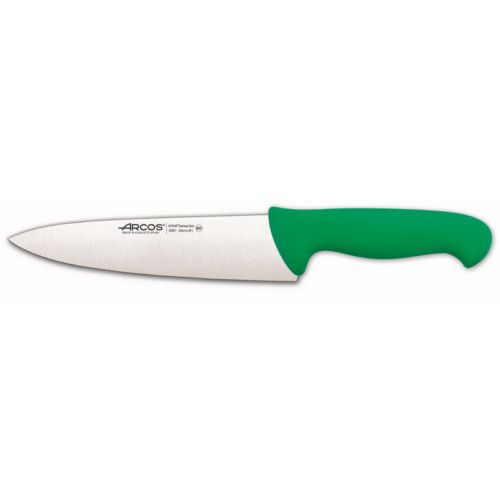 סכין שף משוננת 2900 ירוק